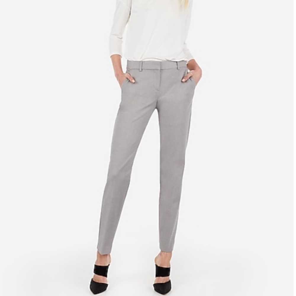 Express Mid Rise Columnist Ankle Pant
